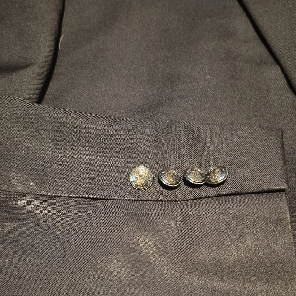 Alfred Sung Black Sport Coat with Notched Lapel, Moores Men's - Picture 4 of 15
